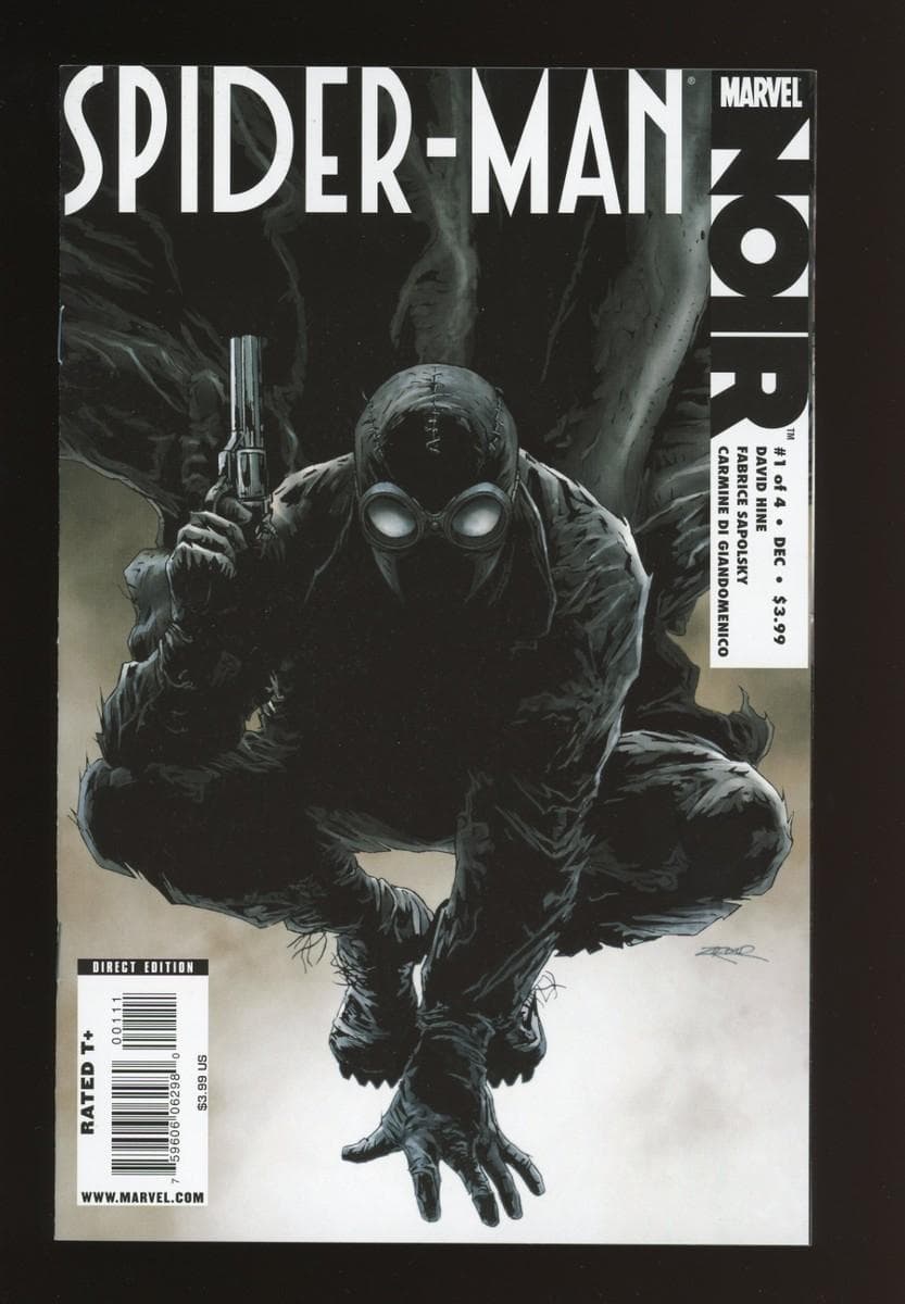 Spider-Man Noir comic panel